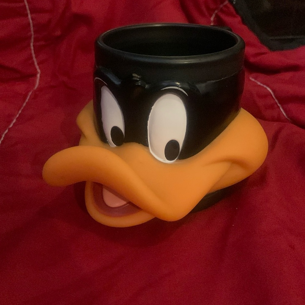 Vintage 1995 Daffy Duck Looney Tunes  Warner Bros. Mug Cup